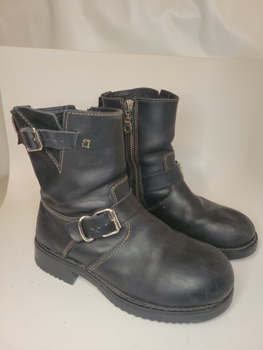 Vintage Voodoo Stone Ridge Black Leather Boots